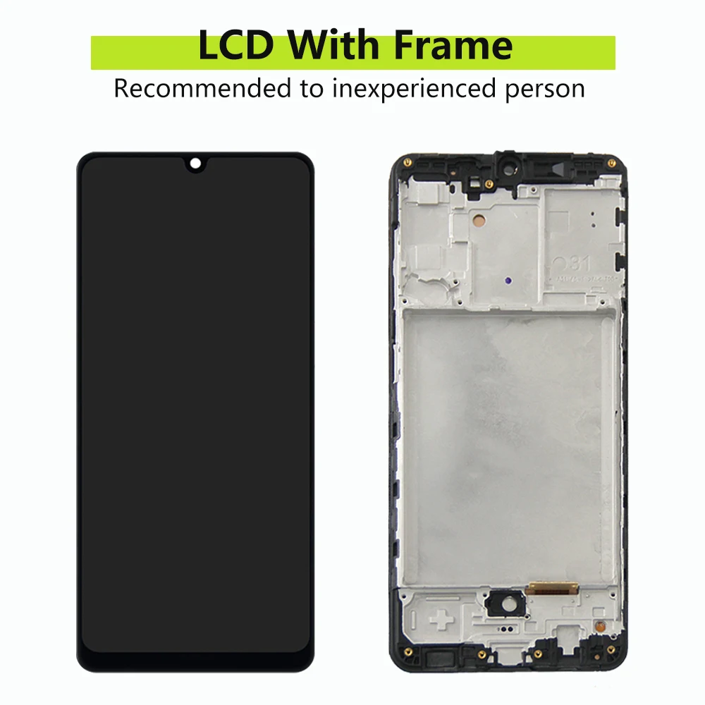 Super AMOLED A31 Display Screen For Samsung Galaxy A315 SM-A315F A315G A315N LCD Display Touch Scren Digitizer Replacement A315