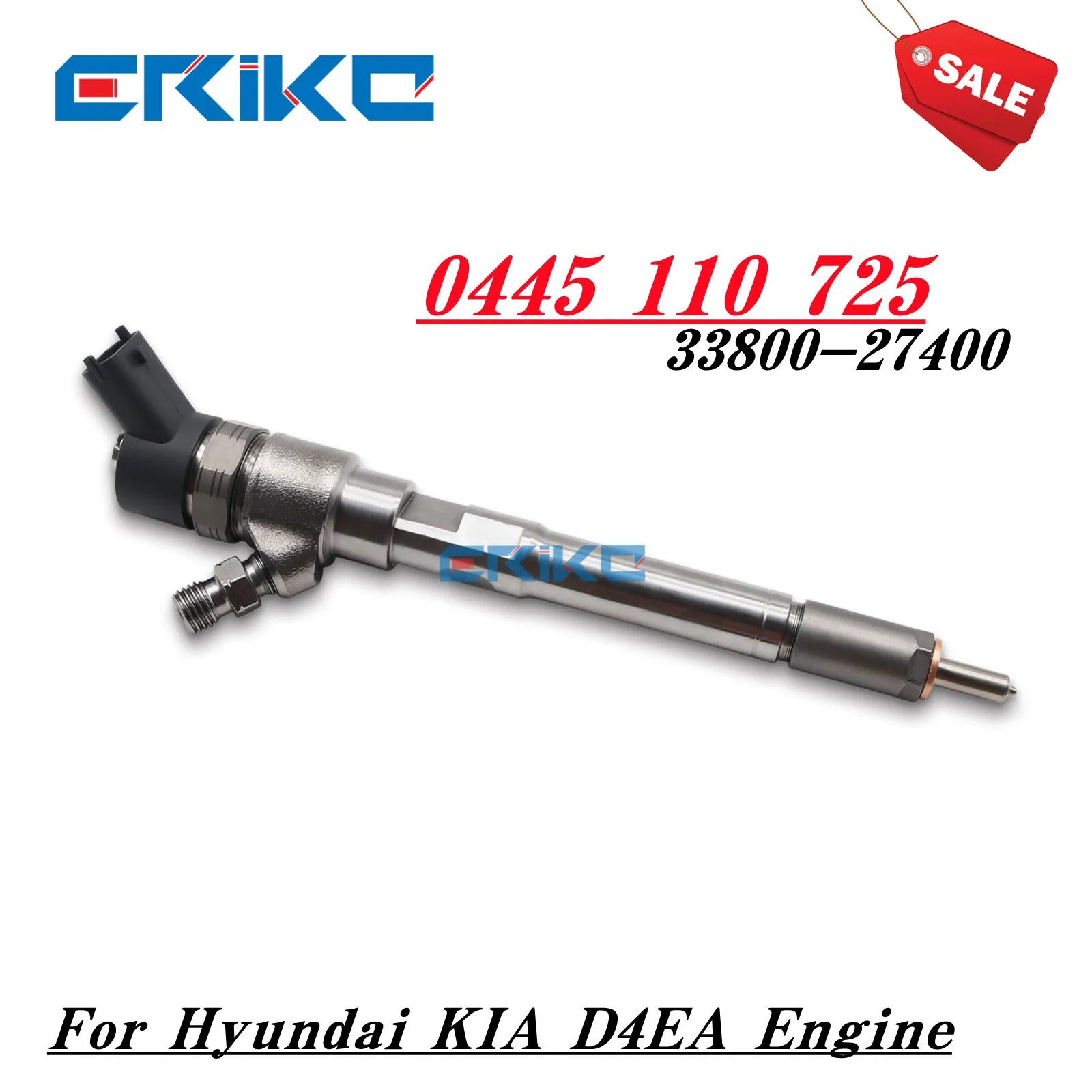 

0445110725 Genuine Injector 33800-27400 Diesel Fuel Nozzle 0 445 110 725 For Hyundai KIA D4EA Engine 3380027400 0 445 110 725