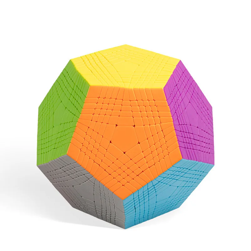 SengSo 11x11 Megaminx Cube Magic Speed Cube Stickerless Puzzle Shengshou Dodecahedron 12 Faces Professional Toys Gifts