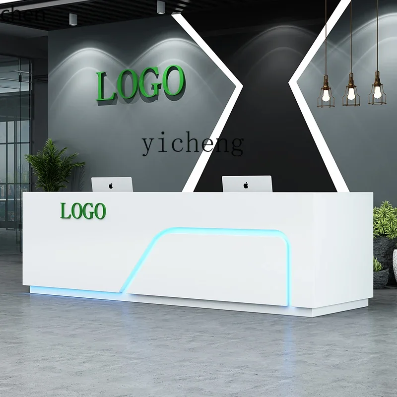 DSA company paint front desk desk curved beauty salon checkout page