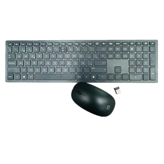 Ultra-thin Silent Wireless Keyboard and Mouse Set for HP Laptop Desktop  Spanish Keyboard Business Office HSA-P003K HSA-P003M - AliExpress