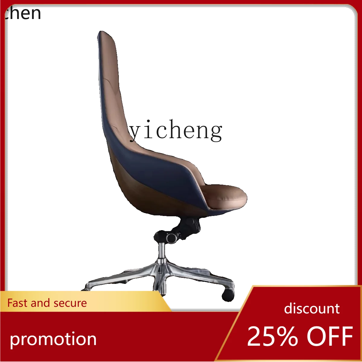 

ZML кожаное кресло для босса, модное офисное кресло из воловьей кожи, простое компьютерное кресло для учебы, можно лежать