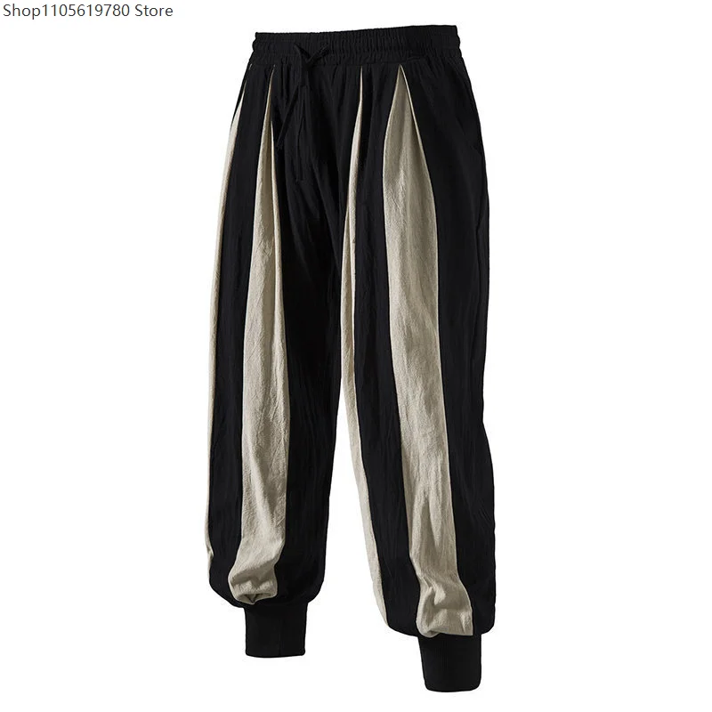 Halloween-Kostüm Renaissance Mittelalterliche Herrenhosen Piraten-Zirkus-Clown Cosplay Ritterhosen Gotische Wikinger-Jogginghosen Lässige Haremshosen