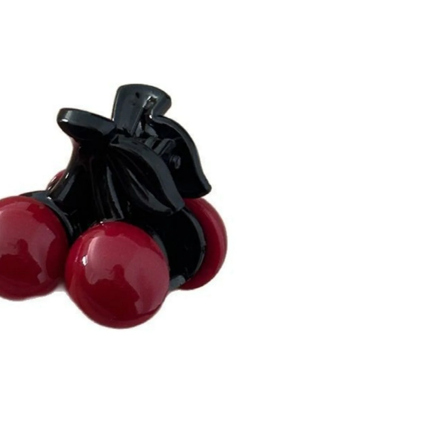 4-8PCS Red Beads Cherry, Small Hair Clips, Sweet, Girl, Broken Hair, Mini Clips, Versatile, Bangs Side Clips, Top Clips, Jewelry