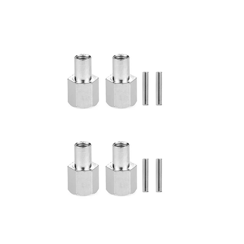 

YSUN-12X RC Car Metal 12Mm Wheel Hex Hub 15Mm Extension Coupler For AXIAL SCX10 D90 CC01 F350 1/10 RC Crawler-Red