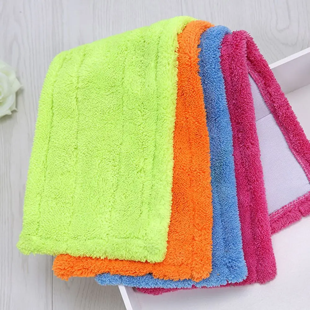 Microfiber Floor Dust Mop Pad Household Flat Refill Replacement Cloth Cleaning Pad for Spray Mop