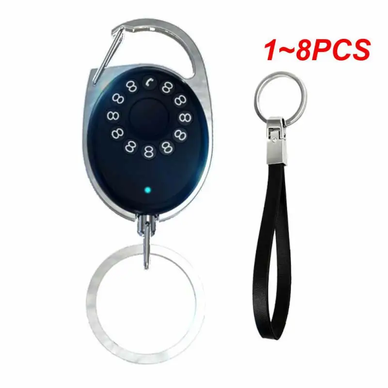 1~8PCS Smart Tracker Black Anti-dropping Waterproof Gps For Pet Dog Cat Keys Wallet Bag Pets Tracker Mini Anti-lost