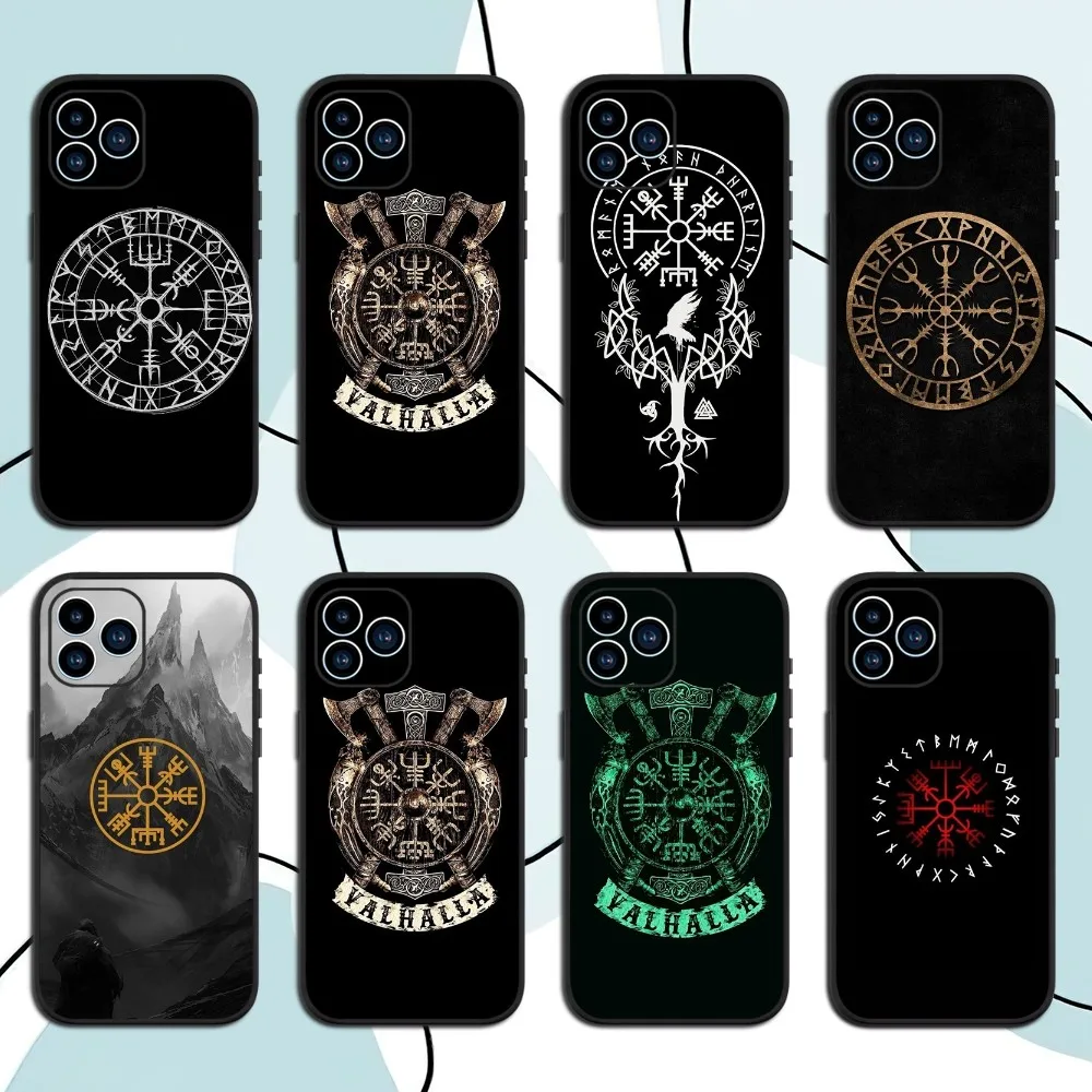 V-Viking V-Vegvisir Phone Case  For Samsung Galaxy S24 S23 S22 S21 S20 Ultra Plus S20FE FE Cover