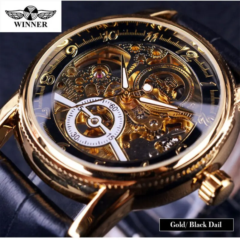 Men\'s Mechanical Watches Fashion Automatic Skeleton Casual Mechanical Watches