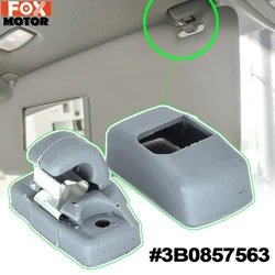 For Seat Altea XL Arosa Ibiza 6L ST Leon 1M 1P Toledo 5P Alhambra Cordoba Vario Grey Front Sun Visor sunvisor Hook Clips Bracket