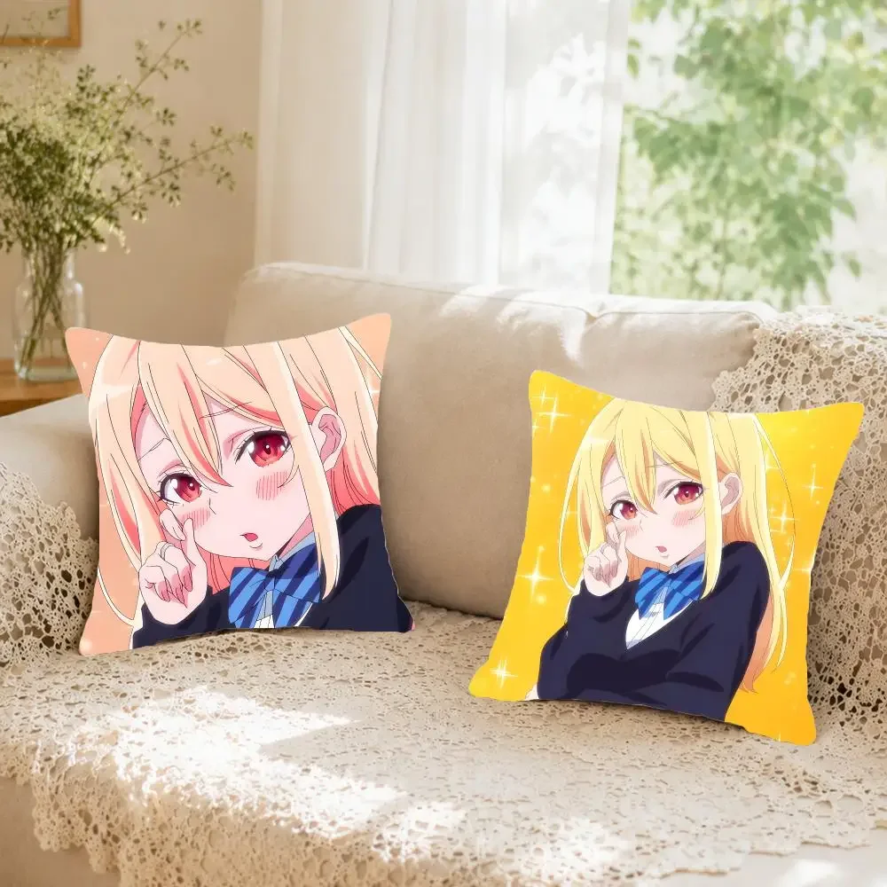 Comedy anime The Foolish Angel Dances with the Devil Cushion Cover Faux fur decorative Dark academia style Cat scratching post