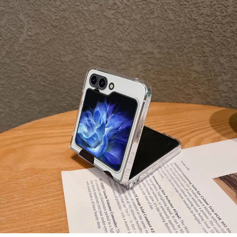 حافظة لهاتف سامسونج جالاكسي ZFlip3 ZFlip4 ZFlip5 Z Flip 7 6 5 4 3 ZFlip7 ZFlip6 غطاء هاتف ناعم شفاف ديزني ميني ماوس #2