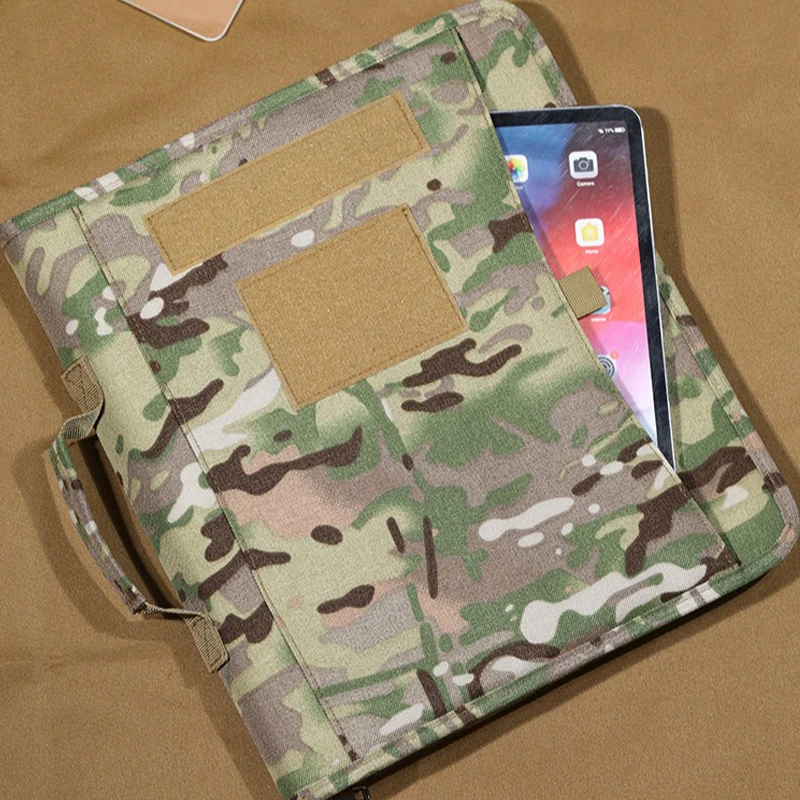 Raccoglitore ad anelli per padfolio da esterno Custodia protettiva per notebook tattico A4 Custodia protettiva per notebook Forniture di cancelleria per caccia impermeabile