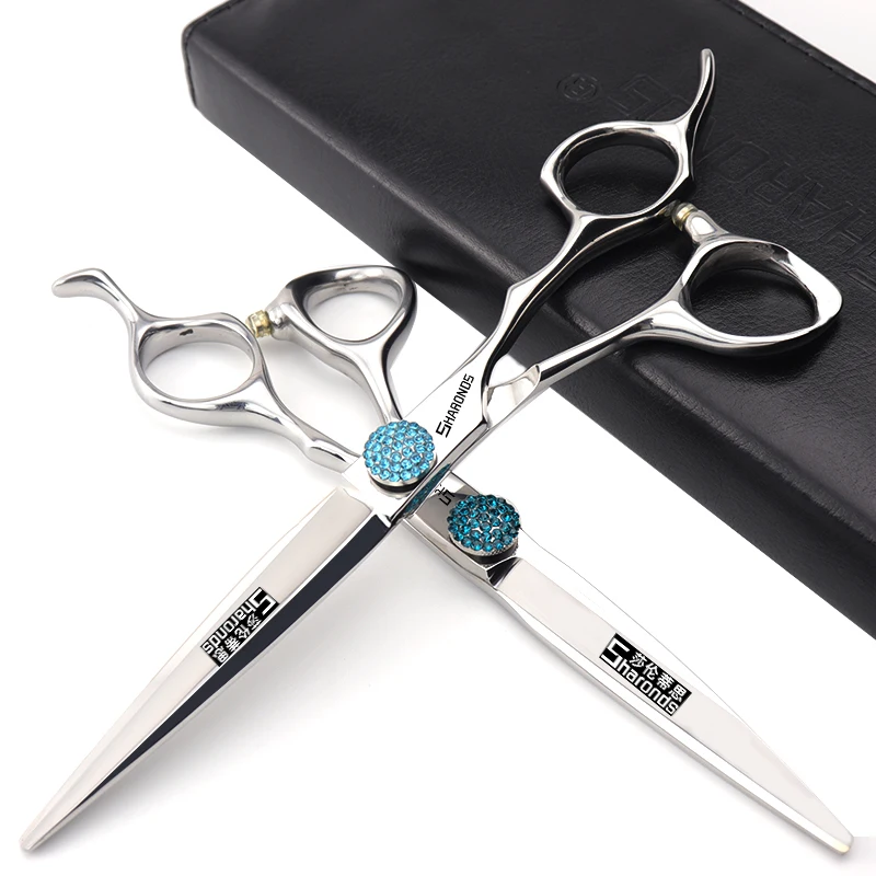 

6/6.5-inch hair scissors professional genuine flat cut teeth scissors set, hairstylist specific thinning scissors set