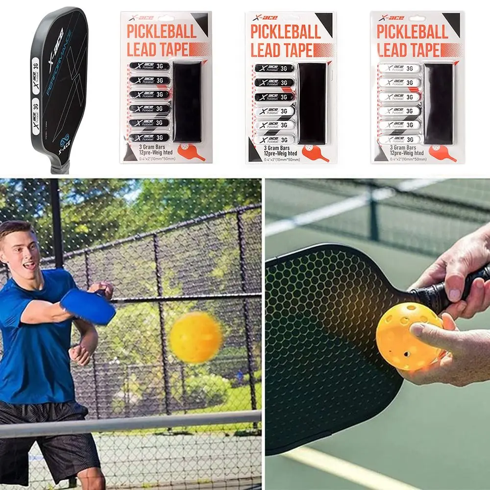 

6 шт., черно-белая наклейка на противовес для ракетки, добавление веса качелей, ракетка, балансировка головы теннисной ракетки, самоклеящаяся