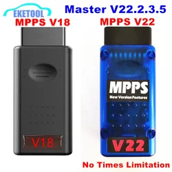 No Tokens Limited MPPS V22.2.3 Master MPPS V21 Main+Breakout Tricore ECU Chip Tuning Checksum Flasher Remap OBDII ECU Programmer