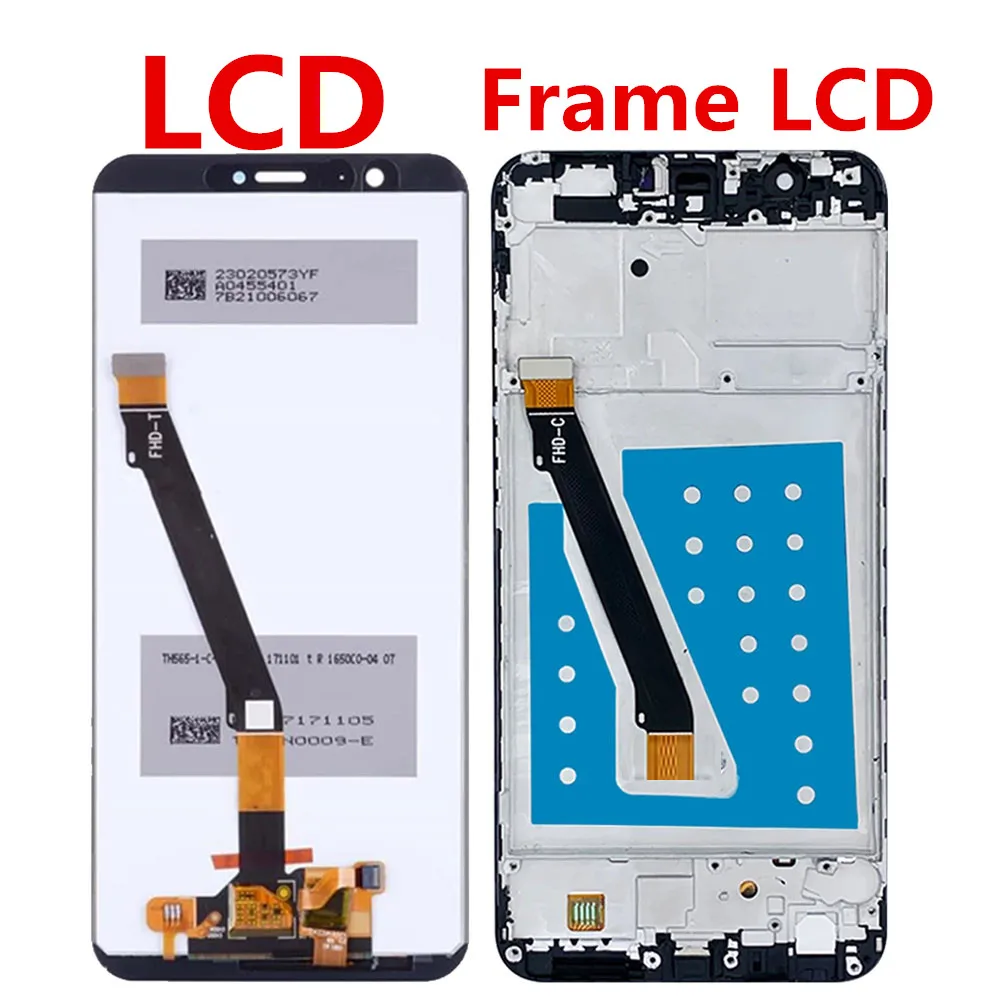 For Huawei P Smart 2018 LCD Display Touch Screen For Huawei P Smart / Enjoy 7S FIG-LX1/LA1/LX2 Display With Frame Replacement