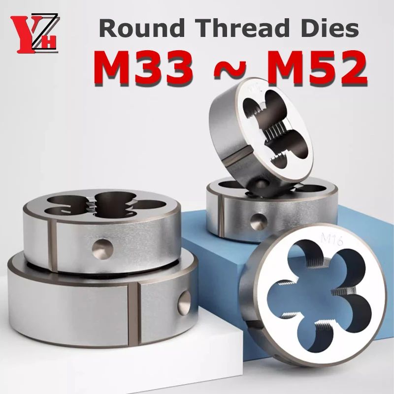 

Резьбовой штамп Метрический круглый режущий инструмент Правая легированная сталь M33 M34 M35 M36 M37 M38 M39 M42 M45 M48 M52 Внешняя резьба