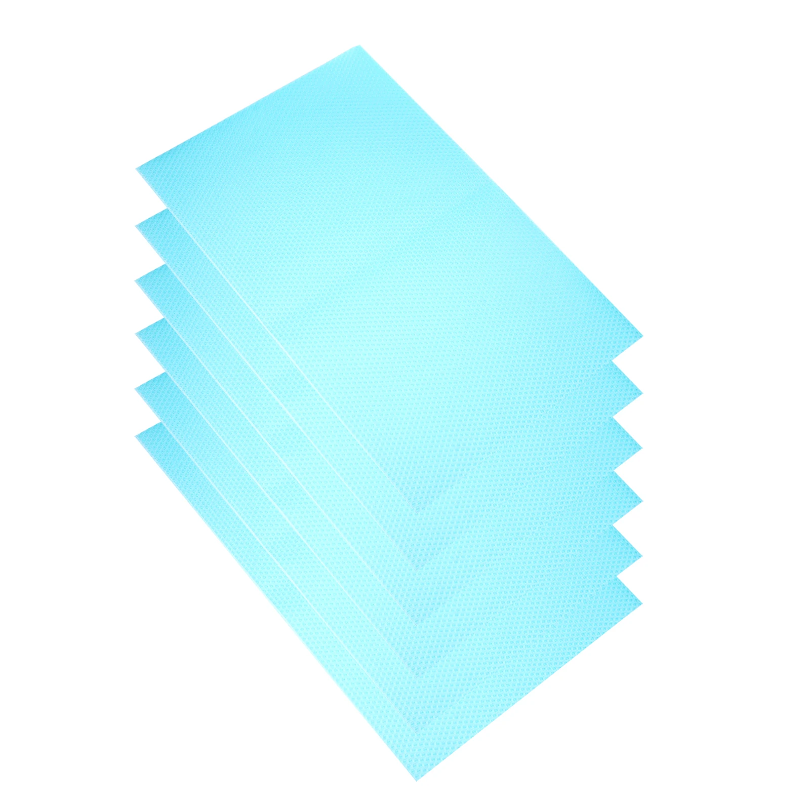 

6Pcs Refrigerator Pad Cuttable Non-Slip Oil Proof Drawer Mat Cabinet Shelf Liners Wardrobe Drawer Liner Cabinet Mat