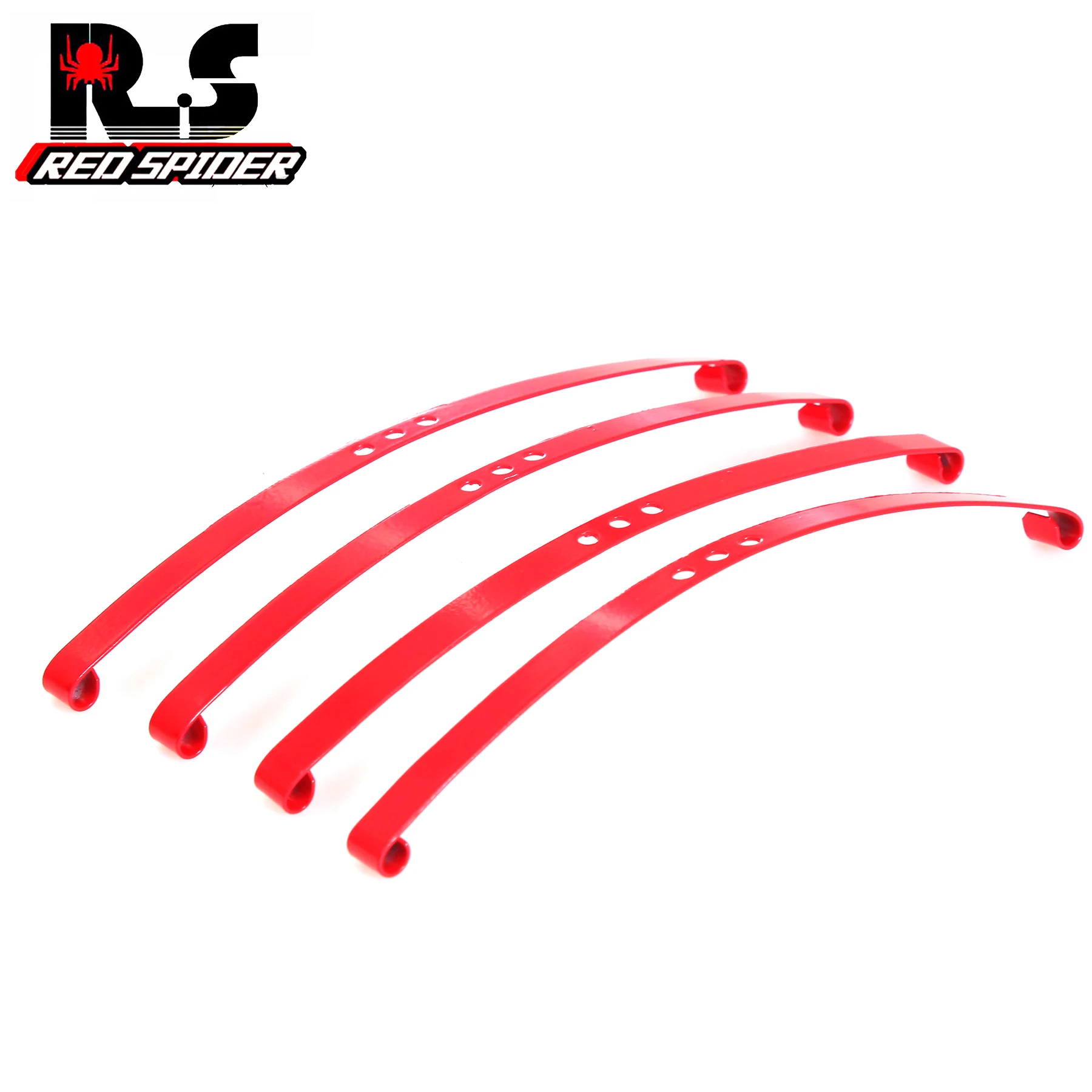 RED SPIDER Red Ultra Soft Spring Steel Plate (Z-S0570) Używany do modelu symulacyjnego 1/10 RC4WD TF2 symulacja pojazdu terenowego W182