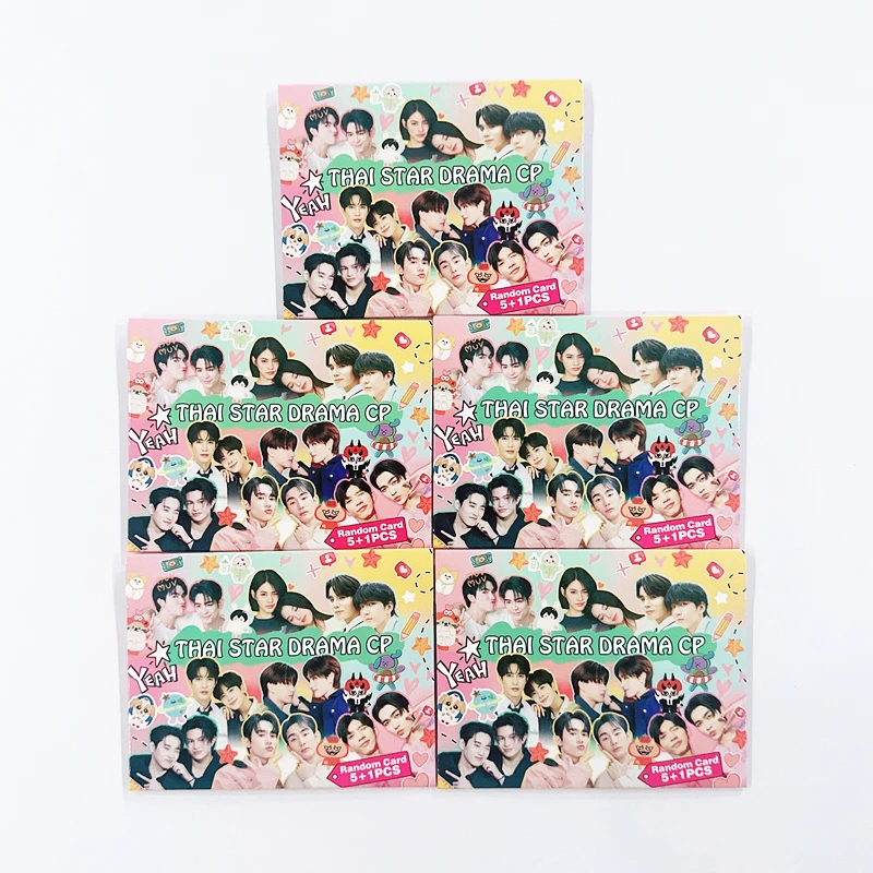 5/10 Packs Thai Star Drama CP Photo Card Set - BounPrem Forcebook PerthSanta Holographic LOMO Cards