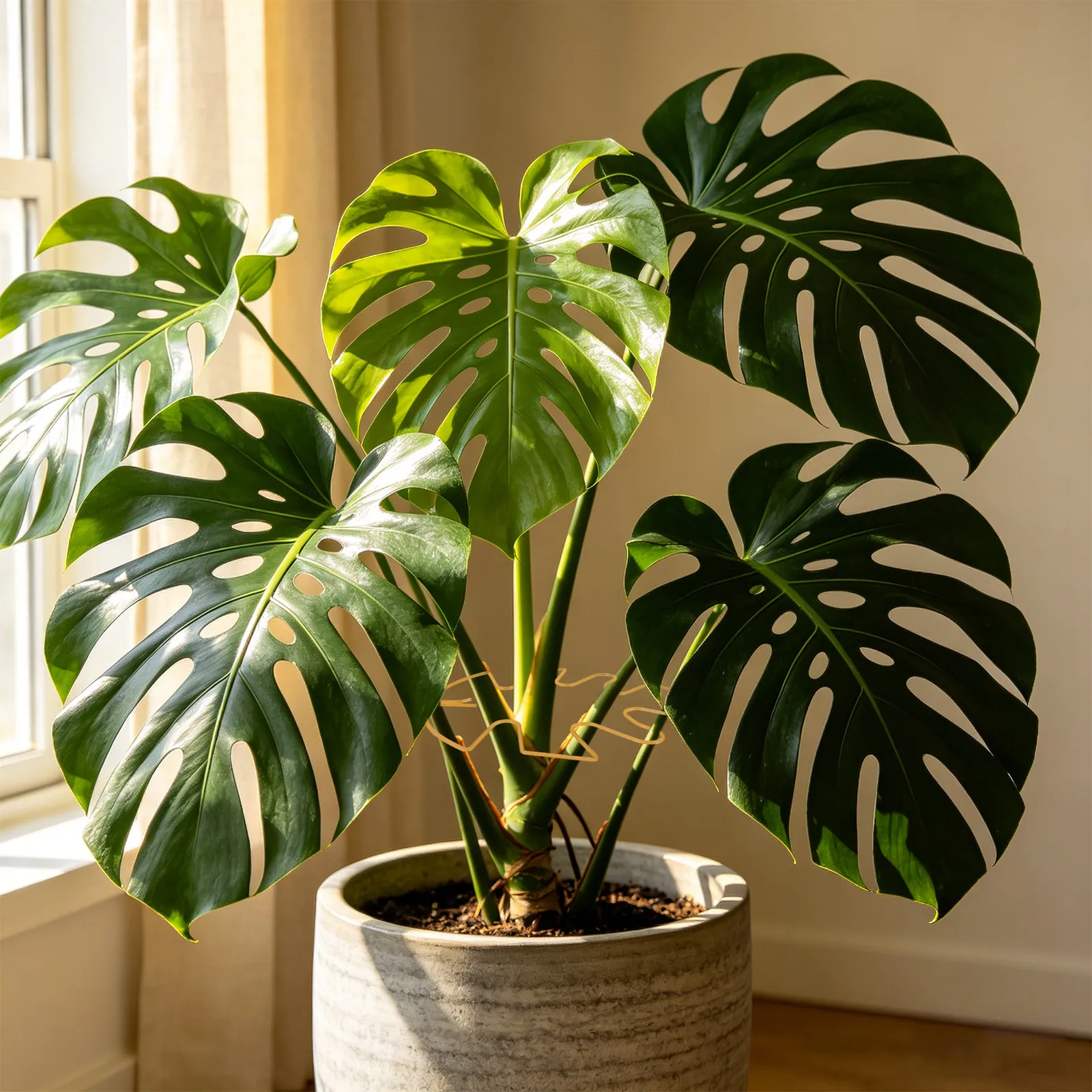 4 Adet Demir Monstera Bitki De - Vine Climbing Plastic incelemesi ve fiyatı