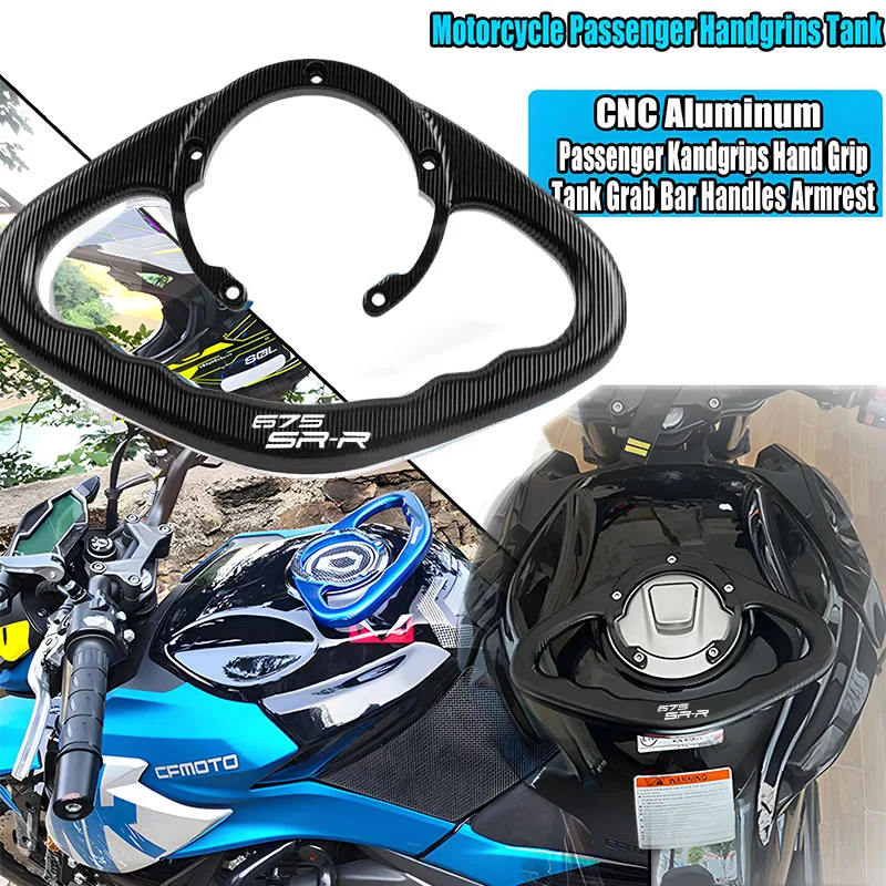 NEW FOr CFMOTO 675SR-R 675sr-r 2024+ Motorcycle Passenger Handgrips Hand Grip Tank Grab Bar Handles Armrest