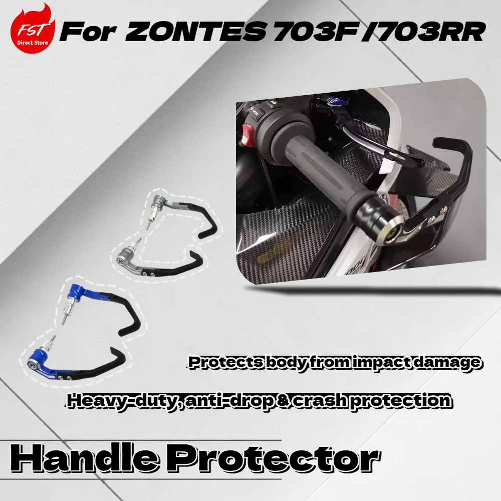 

For Zontes 703RR 703F, Modified Racing Handguard, Anti-fall Lever Guard Protective Accessories