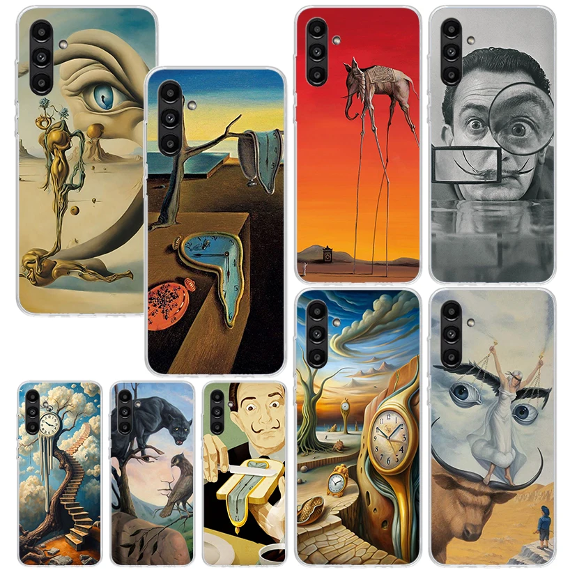 Salvador Dali Art Phone Case For Samsung Galaxy A17 A27 A37 A57 A16 A26 A36 A56 A15 A25 A35 A55 A14 A24 A34 A54 A13 A23 A33 A53
