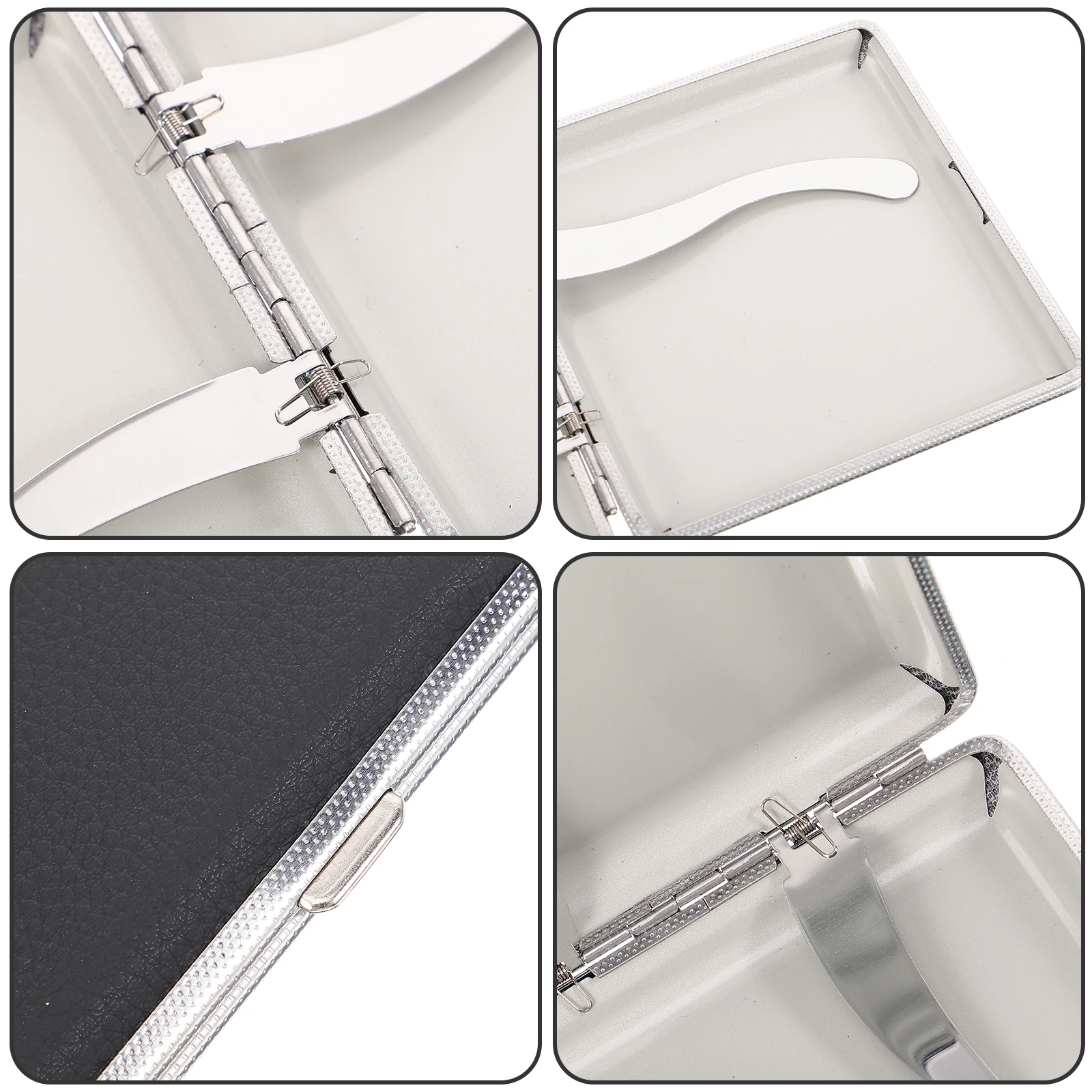 

1pcs Portable Cigarette Case Flip Lid Durable Holder Shockproof Reusable Tobacco Container Small Cigarette Box For Home