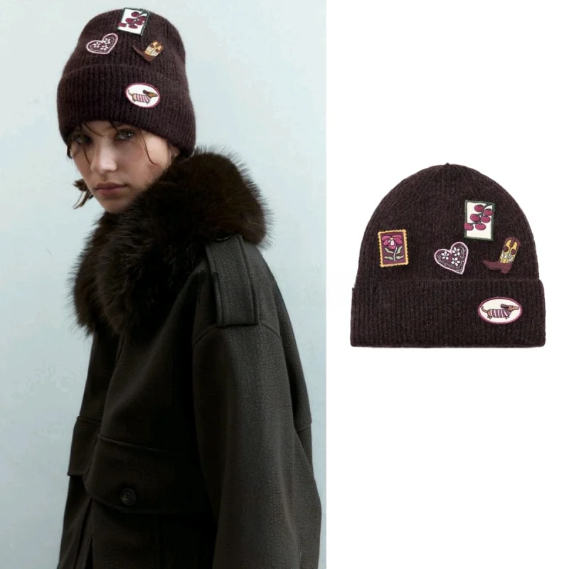 

Новая женская повседневная вязаная кофта без капюшона в стиле пэчворк, милая и стильная, из полиэстера, модный аксессуар для осени и зимы