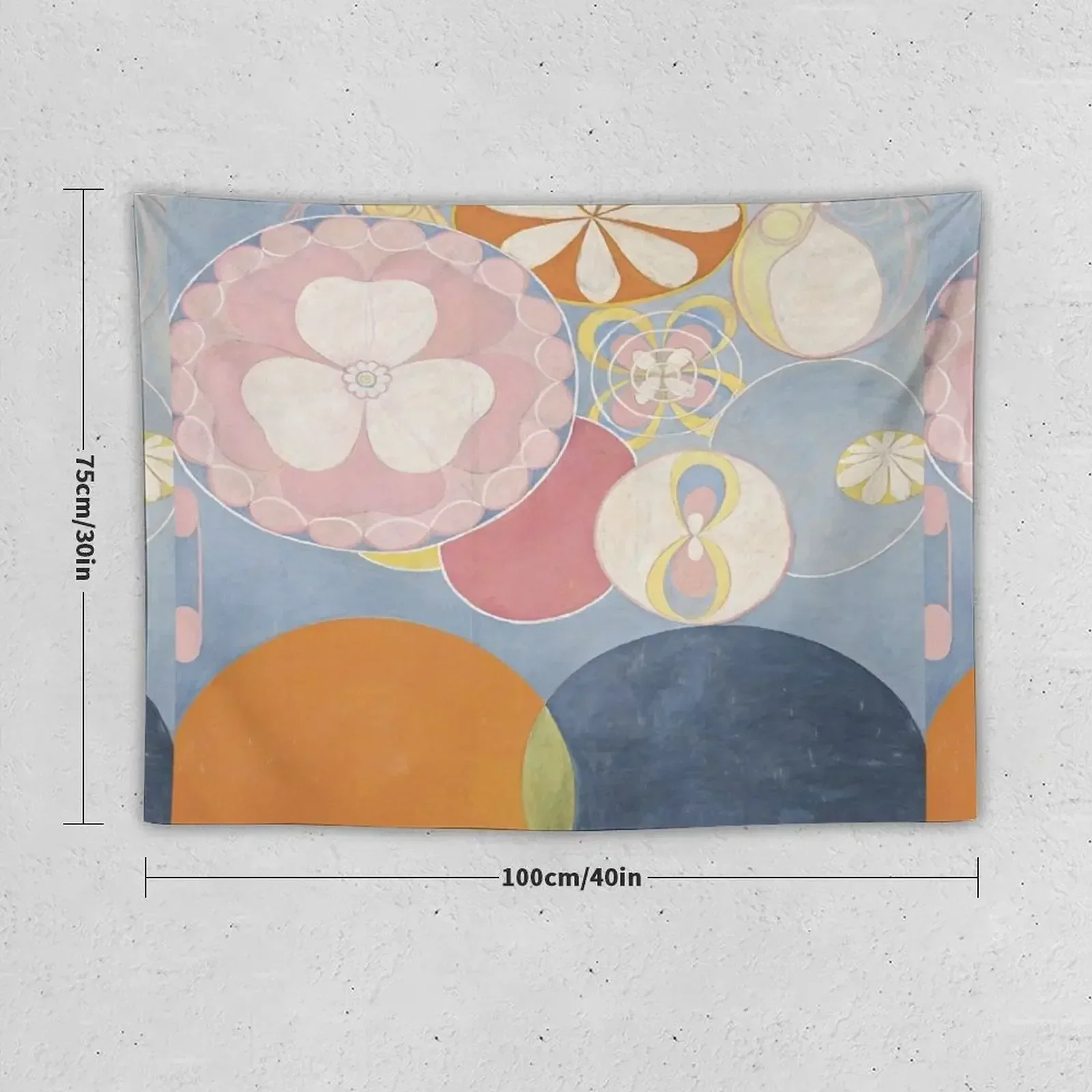 Hilma af klint - group iv Tapestry Nordic Home Decor Home Decorators Tapestry