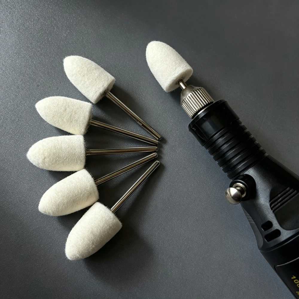Stainless Steel Watchband Polishing Kit Mirror Finish Cleaning Wool Felt Brush Electric Grinding Pen Watchmakers Repair Tools