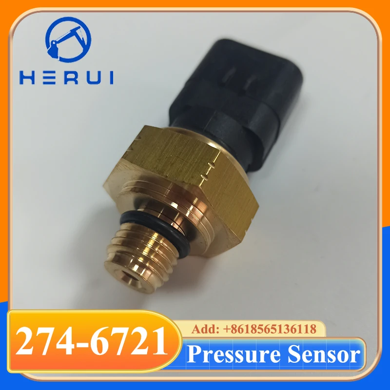 274-6721 2746721 High Quality Pressure Sensor Switch for Caterpillar Excavator Engine Oil Pressure Sensor