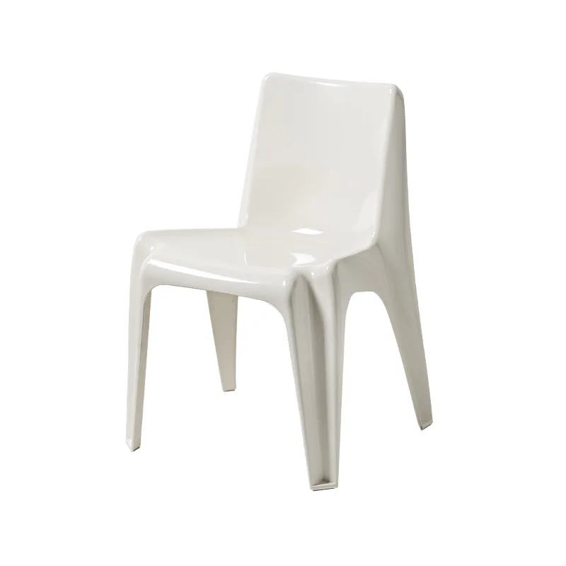 

Modern simple home, medieval dining chair, stackable, small apartment, back chair