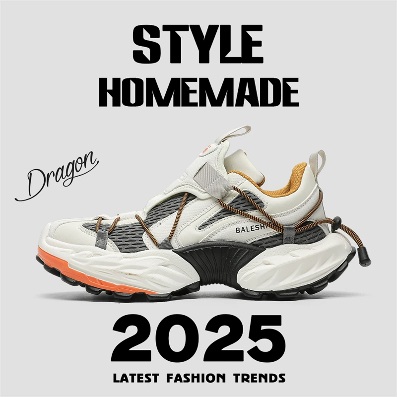 

New Summer Couple Style Breathable Comfortable High-Quality Paris Same Style Couple Dad Sneakers Lightweight Couple Style