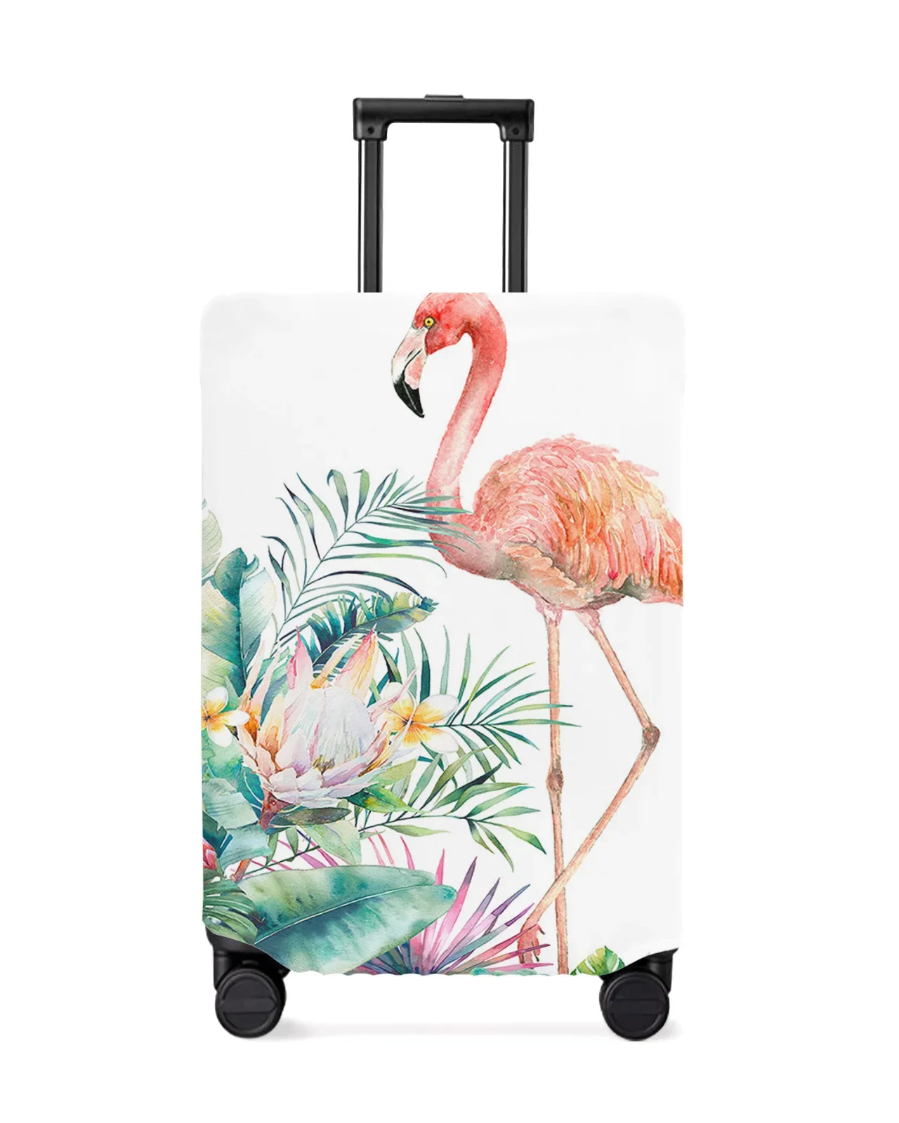 

Flamingo Surfboard Turtle Leaf Travel Luggage Protective Cover for Travel Accessories Suitcase Elastic Dust Case Protect Sleeve