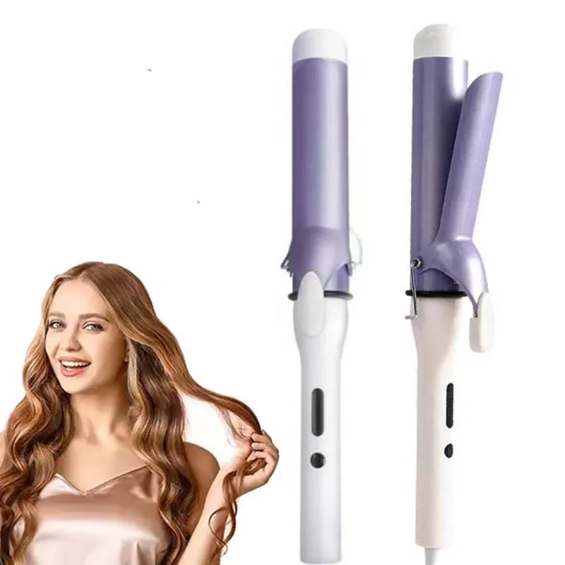 

Professional 40mm Big Wave Curler Barrel Fast Heating Ceramic Curling Iron Big Wave Curling Iron Hair Styling Tool For Salon Use