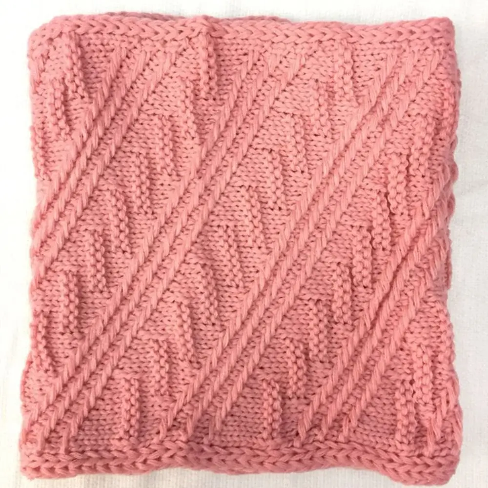 ผ้าพันคอแคชเมียร์นุ่มสำหรับฤดูหนาวผ้าพันคอถักแบบหนาสีพื้นอบอุ่นแบบเกาหลีสำหรับเด็กผู้หญิง