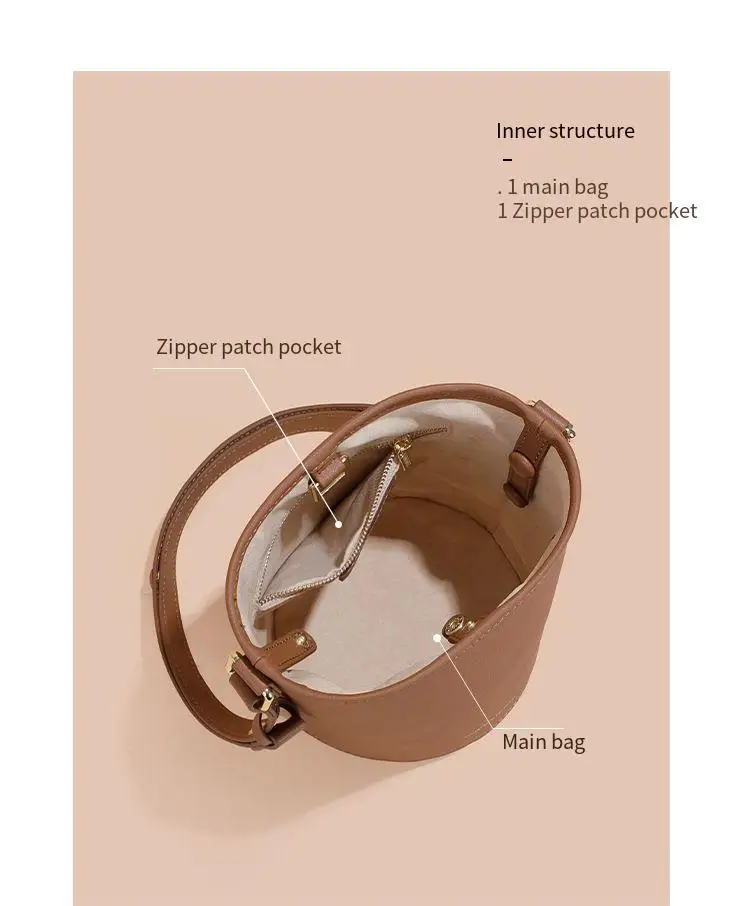 Bolsos de mensajero de alta calidad para mujer, bolso de moda para teléfono móvil, bolso de cubo versátil, bolso de nicho exquisito para niña