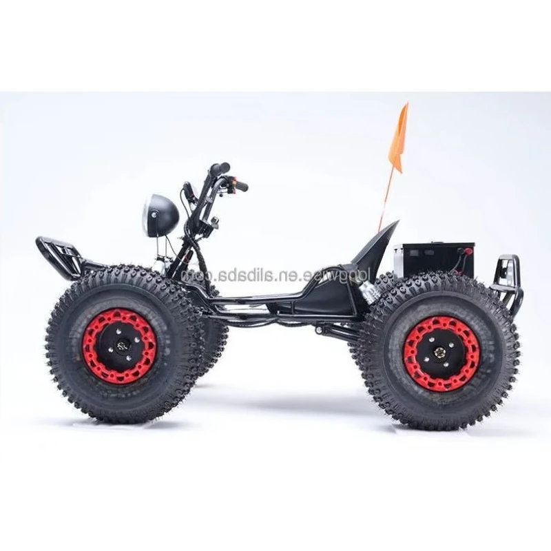 48V 1500W Adult Racing Go Kart, Fitted with Hydraulic Disc Brakes, LED Headlights, 8 Inch Wheels and Chain Drive