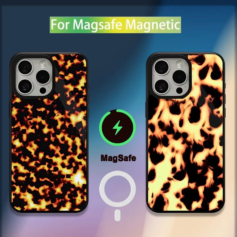 Tortoise Shell Marble Pattern  Phone Case For iPhone 16,15,14,13,12,11,Plus,Pro,Max,Mini Magsafe Magnetic Wireless Charging