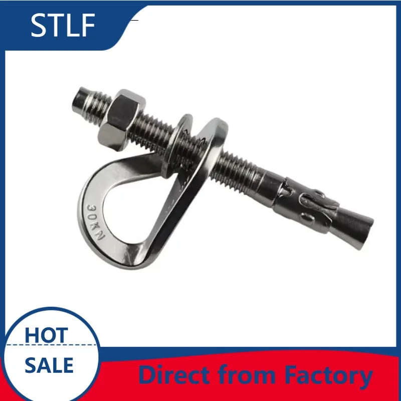 

stlf Rigging Hardware Stainless Steel Set Hanger Expansion Piton for Climbing Mountaineering Rock Climbing