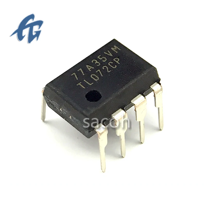 New Original 10Pcs TL072CP TL072 DIP-8 JFET Dual Channel Operational Amplifier IC Chip