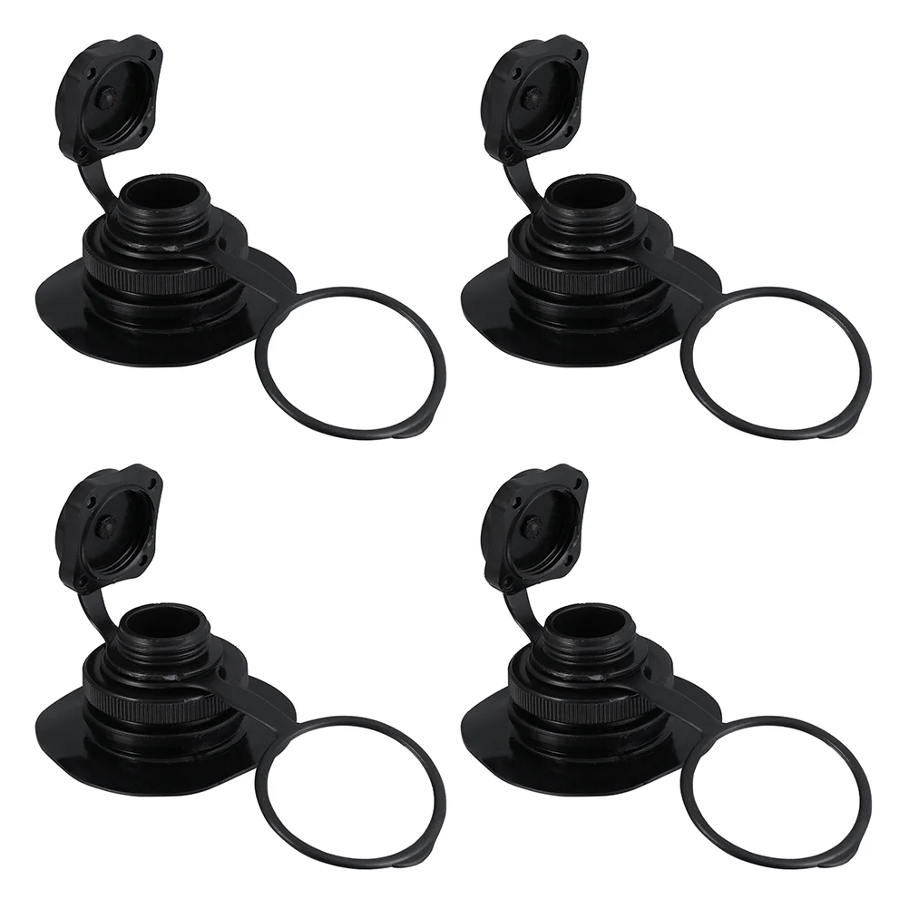 4 PCS Bowl Type Spiral Air Nozzle Valves for Inflatable Canoe Boat Plug Boats Pvc Rubber