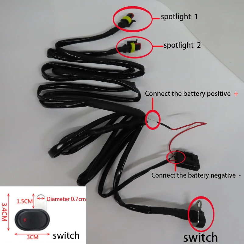 Motorcycles Fog  Led Light  Wiring Harness Relay Wire For BMW R1200 GS /ADV F800GS Motorcycle And General Motorcycles