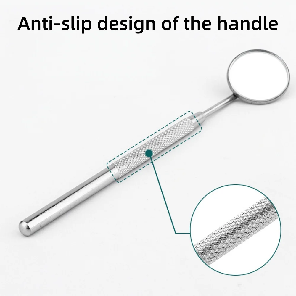20-100PCS Dental Mouth Mirror Anti Fog Autoclavable Reflectors Oral Mirror Handle Stainless Steel Tooth Whitening Dentist Tools