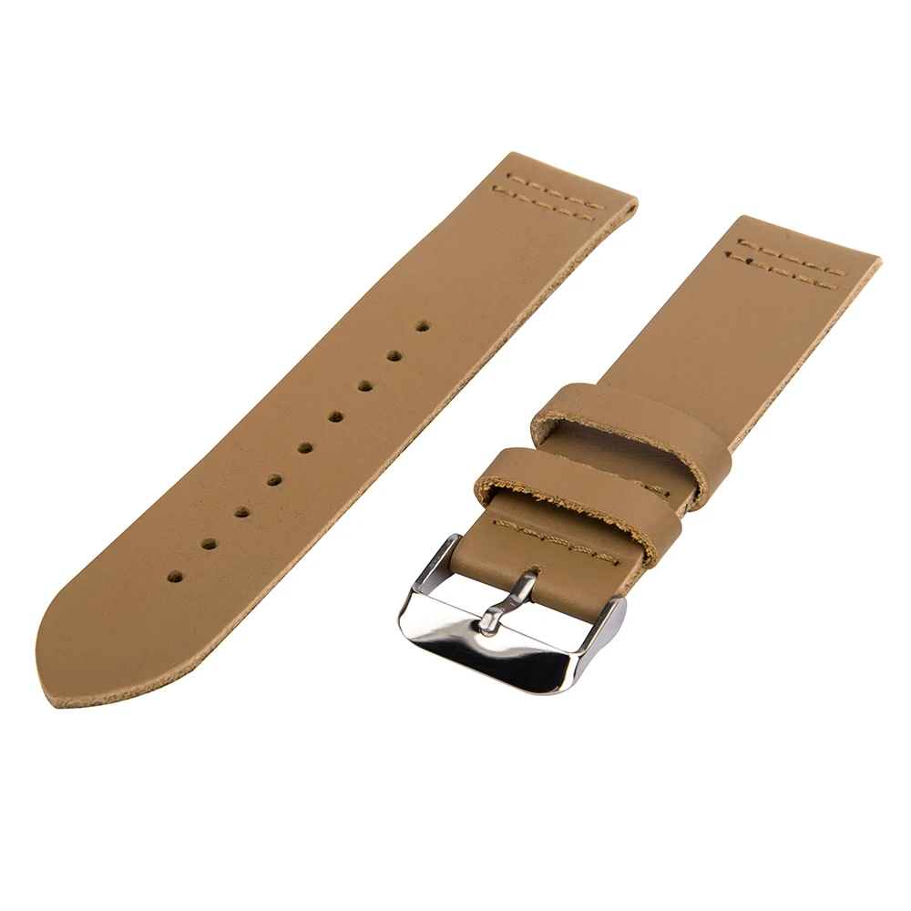 BOBO BIRD Silicone Watchbands 12 16 20 22mm Leather Watch Strap Stainless Steel Buckle Customized