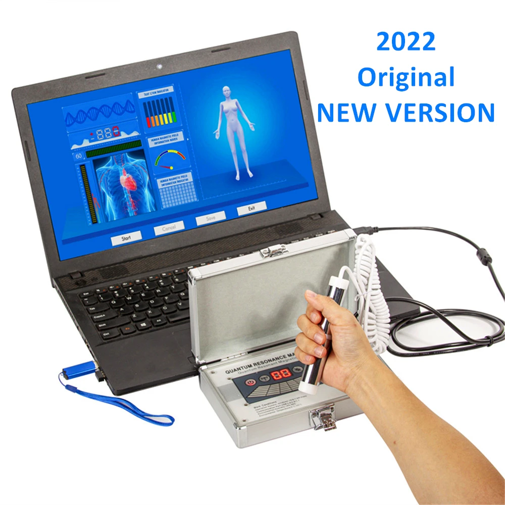 2022 Quantum Magnetic Resonance Analyzer New Version Body Analyzer Checking Set With 54 Reports