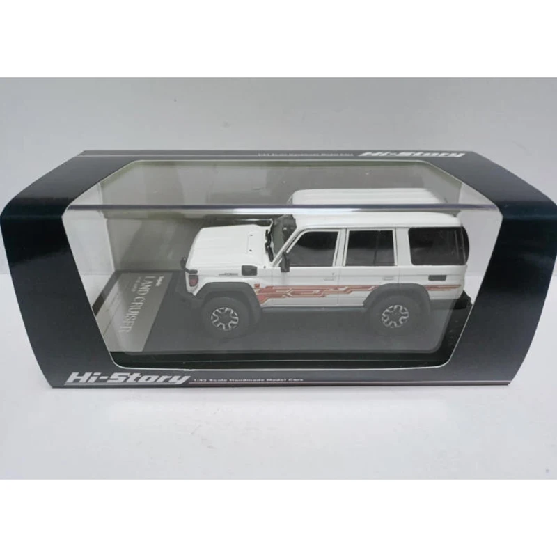 Hi Story 1/43 Land Cruiser 70AX 2023 Resin Car Model Classics Adult Souvenir Gift Static Display